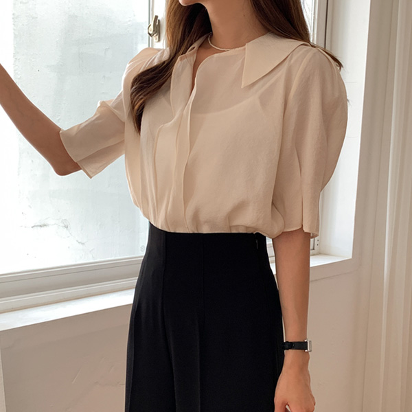 Aline Kara Ruffle Blouse (Modal)