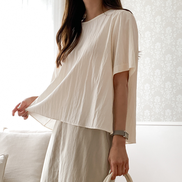 <b>Limited quantity SALE</b><br> Memory Cool Touch Short Sleeve Blouse