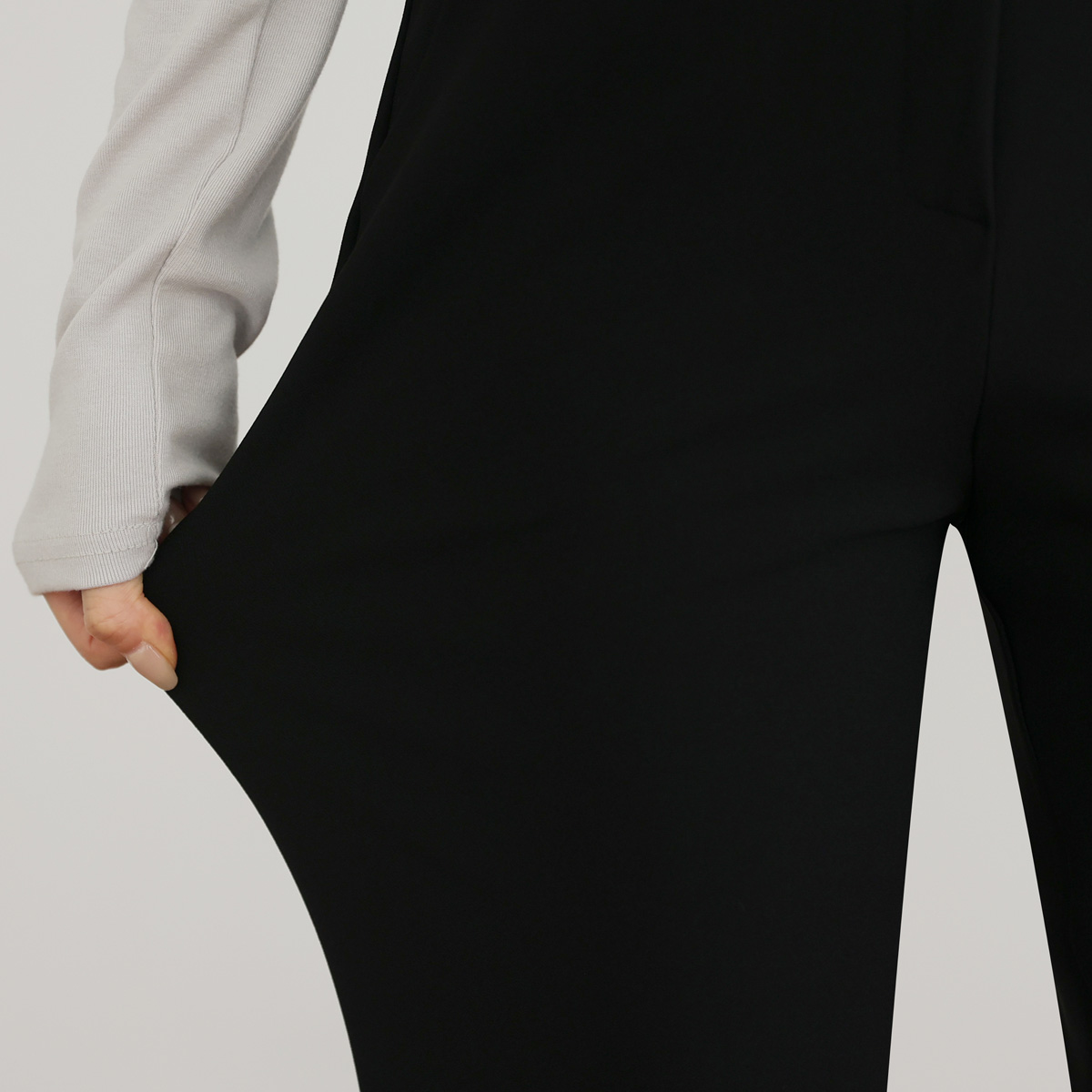 W Banding Span Boot cut Slacks(SL)