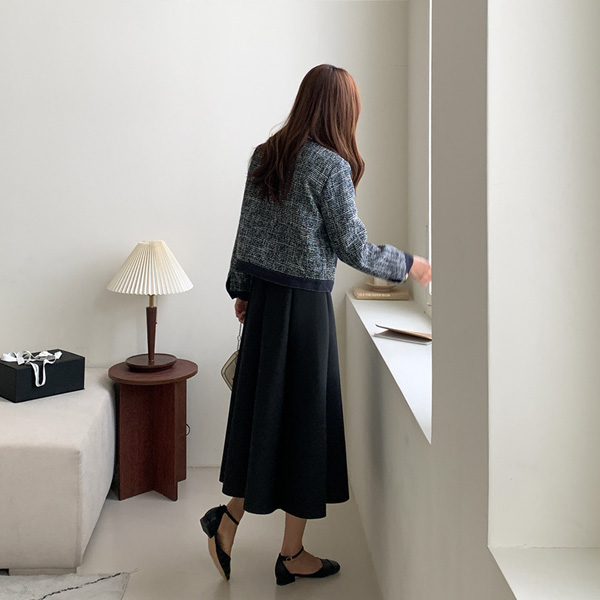 <font color="bb4b57"><b>Limited quantity SALE</b></font><br> Nib Denim Tweed Jacket