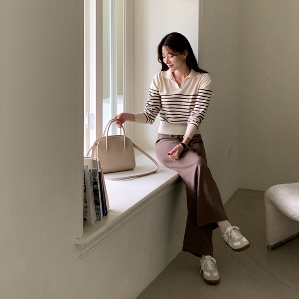 <b>[Limited Quantity SALE]</b> <b>[Made]</b> Double-stretched Hidden Banding Wide Pants