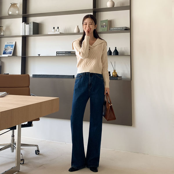 Francois Long Wide Denim Pants (SL)