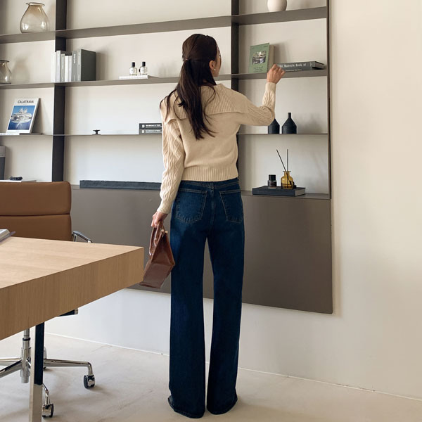 Francois Long Wide Denim Pants (SL)