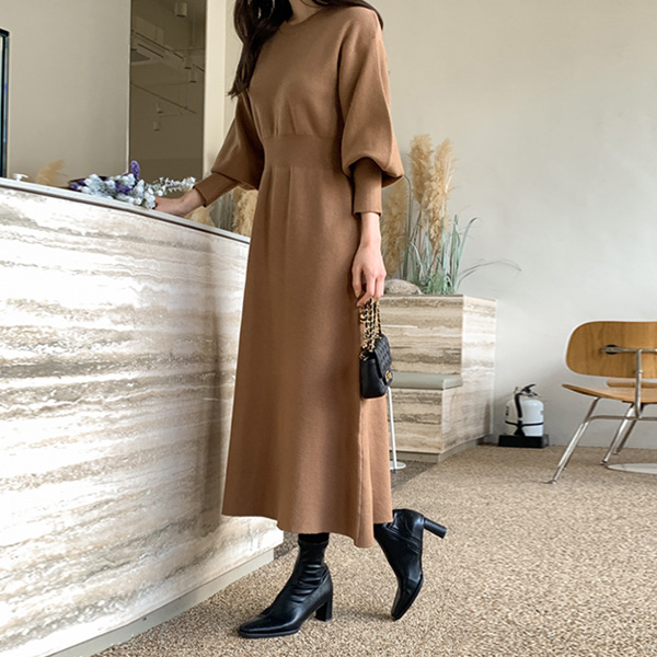 Uni Balloon Sleeve One Piece