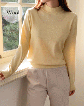 Weekend Cashmere Wool Half Neck Knit