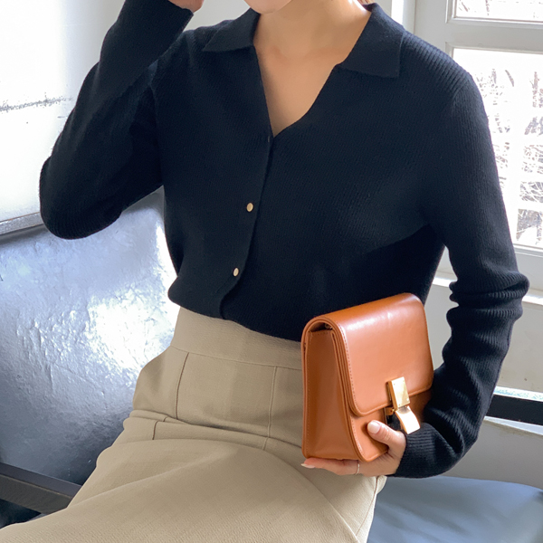 Wesome Kara Semi-Open Corrugated Cardigan