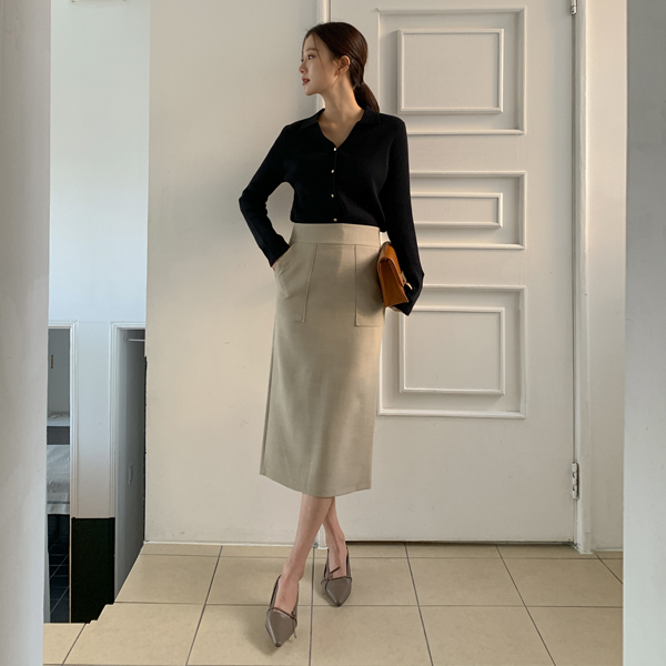 Wesome Kara Semi-Open Corrugated Cardigan