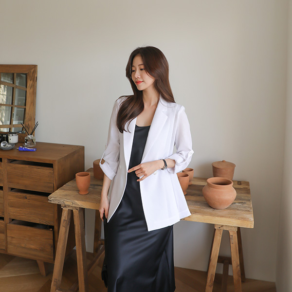 <b>[Limited Quantity SALE]</b> Senin Modal Roll-up Jacket