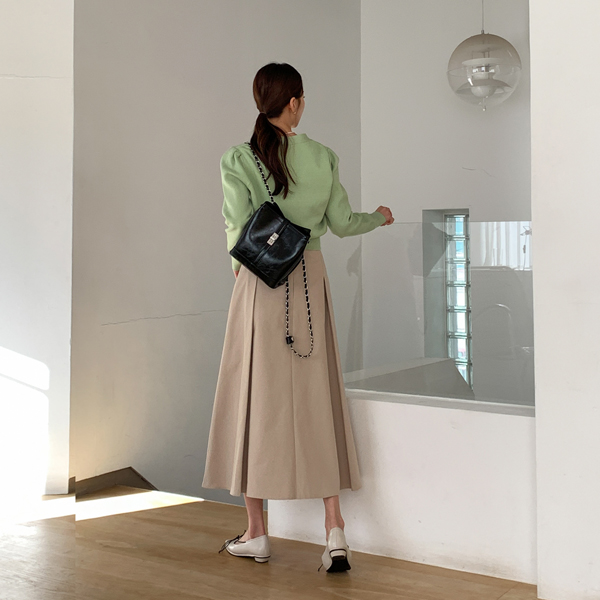 Brienne Hull Wrinkles Long Skirt (SM)