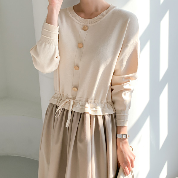 <b>[Limited Quantity SALE]</b> More String Knit Dress