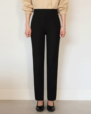 Miracle Wide Banding Elasticity One-Piece Slacks (9/10)