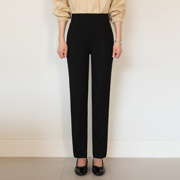 Miracle Wide Banding Elasticity One-Piece Slacks (9/10)