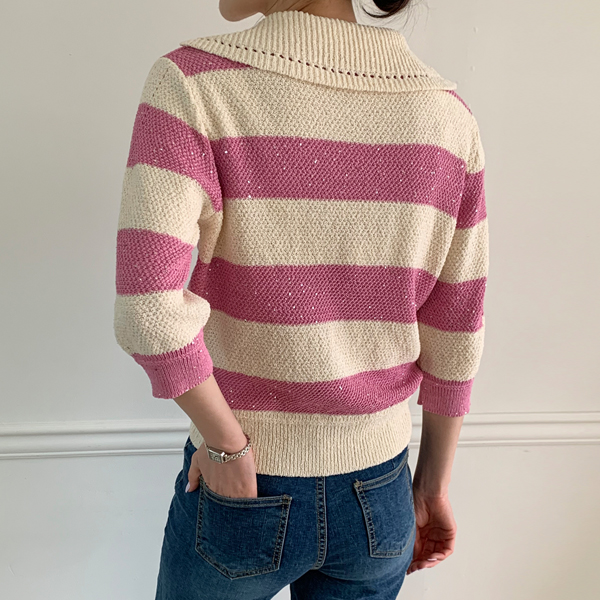 Shine Stripe Carnit (Viscose)