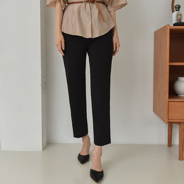 <b>[Limited Quantity SALE]</b> Cheese Spandex Soft Slim Straight Slacks (ver. Summer)