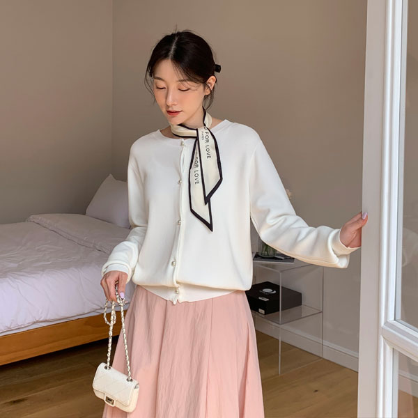 <b>Limited quantity SALE</b><br> Cool Touch Pearl Button Line Cardigan