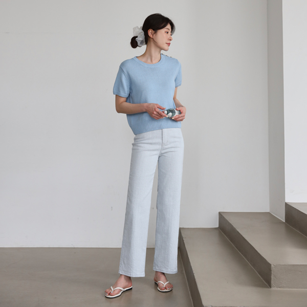 <font color="bb4b57"><b>Limited quantity SALE</b></font><br> Vintage Washed Wide Cotton Pants (SL)