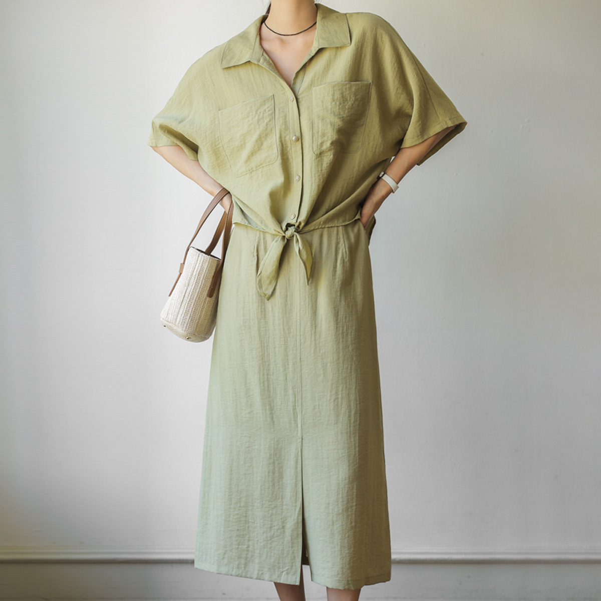 <font color="bb4b57"><b>Limited quantity SALE</b></font><br> High-end linen skirt set