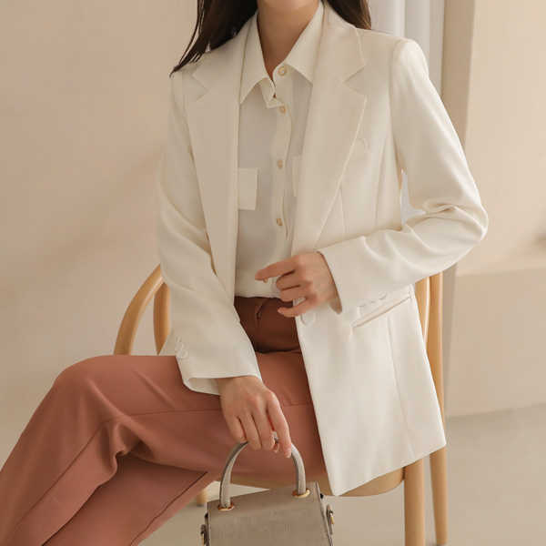 <b>[Limited Quantity SALE]</b> Lizella One-Button Jacket