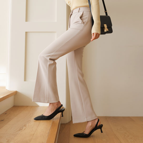 <b>[Limited quantity SALE]</b> [New color added/full spandex] Soft spring bootcut slacks