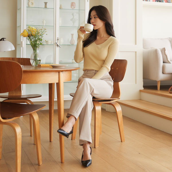 <b>[Limited quantity SALE]</b> [New color added/full spandex] Soft spring bootcut slacks