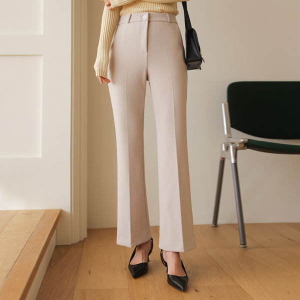 <b>[Limited quantity SALE]</b> [New color added/full spandex] Soft spring bootcut slacks