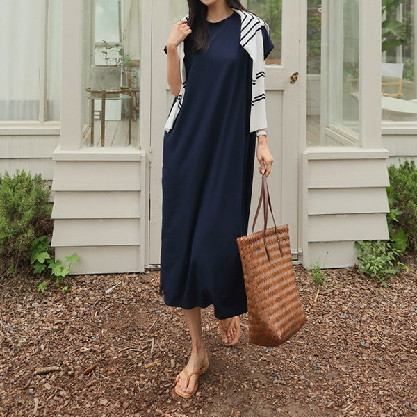 차르르 쿨 데일리 캡반팔원피스