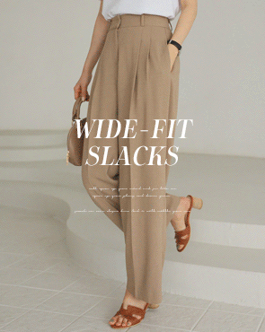 <font color="bb4b57"><b>Limited quantity SALE</b></font><br> ROM&N Summer Pin Tuck Wide Slacks (SL)