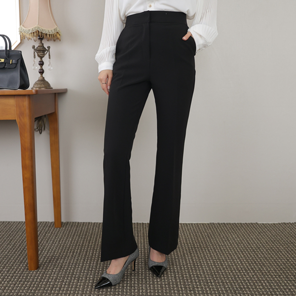 <font color="bb4b57"><b>Limited quantity SALE</b></font><br> E-Flip Bootcut Slacks (SL)