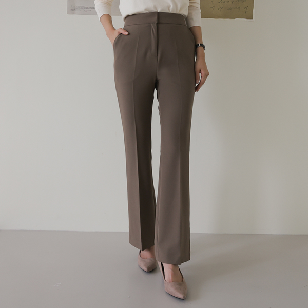 <font color="bb4b57"><b>Limited quantity SALE</b></font><br> E-Flip Bootcut Slacks (SL)