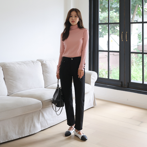 <b>[Limited Quantity SALE]</b> Jenny Span Cotton Boy Fit Pants (S-XL) (Inner Band)