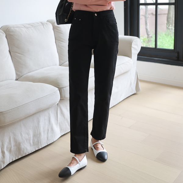 <b>[Limited Quantity SALE]</b> Jenny Span Cotton Boy Fit Pants (S-XL) (Inner Band)