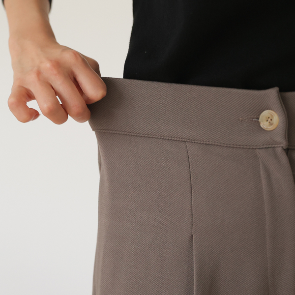 <font color="bb4b57"><b>Limited quantity SALE</b></font><br> Grace Hidden Banding Straight Slacks (SL)