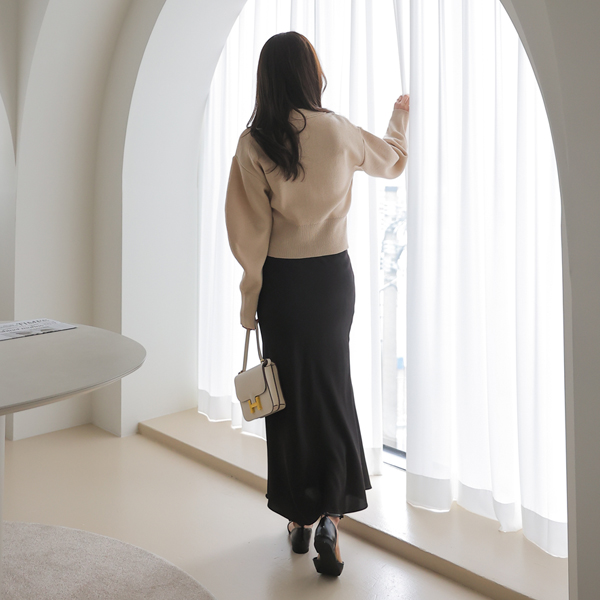 <font color="bb4b57"><b>Limited quantity SALE</b></font><br> Jasper Volume Sleeve Cardigan