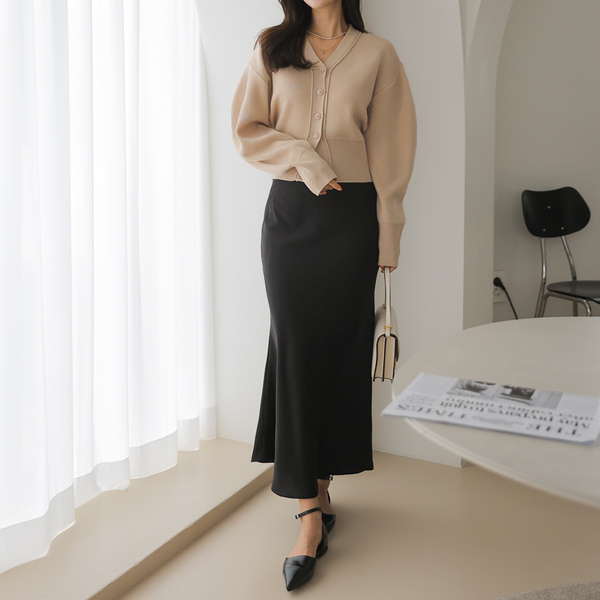 <font color="bb4b57"><b>Limited quantity SALE</b></font><br> Jasper Volume Sleeve Cardigan