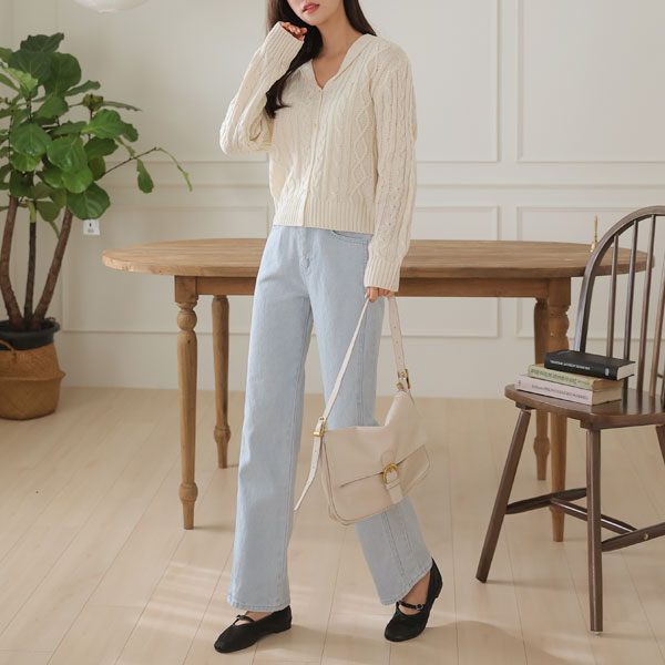 <font color="bb4b57"><b>Limited quantity SALE</b></font><br> Pigment Washing Straight Cotton Pants (SL)