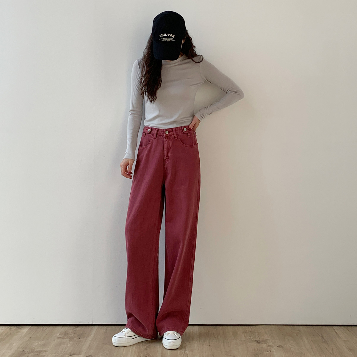 <b>[Limited Quantity SALE]</b> Chalk Chalk Vizo Wide Pants