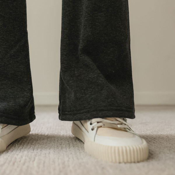 <font color="bb4b57"><b>Limited quantity SALE</b></font><br> Warm fleece belly cover training pants (band waist) (select length) (FL)