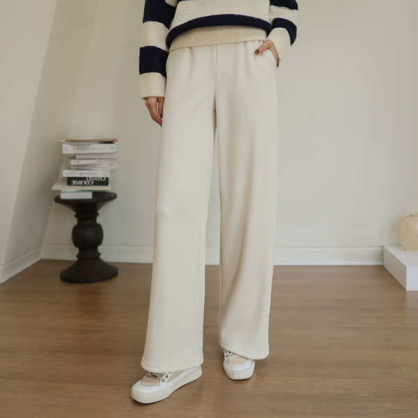 Winter Thick Spandex Wide Pants