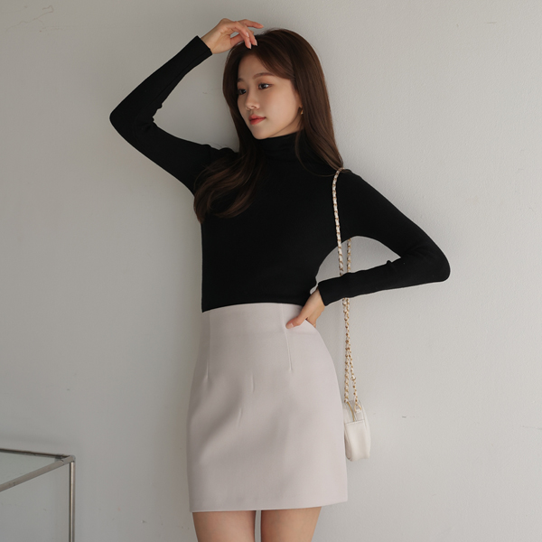 <font color="bb4b57"><b>Limited quantity SALE</b></font><br> 3TYPE Lazy Winter Basic Skirt (ver.Mini)