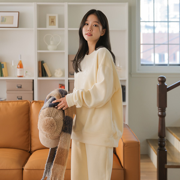 <font color="bb4b57"><b>Limited quantity SALE</b></font><br> Cold wave fleece twill golf man-to-man