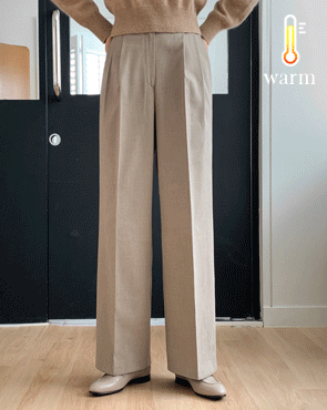 <b>[Limited Quantity SALE]</b> How-To Napping Pintuck Wide Slacks (SL)