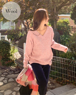 Bemit Wool Buckle loose fit Knit