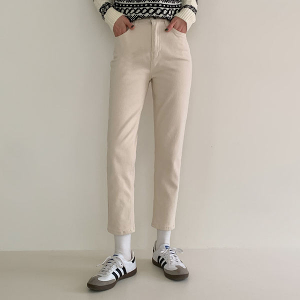 <font color="bb4b57"><b>Limited quantity SALE</b></font><br> Calling napping Slim straight fit cotton pants (S-XL)