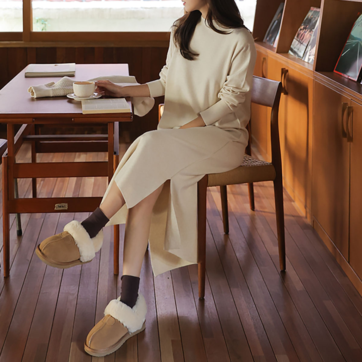 <b>[Limited Quantity SALE]</b> Rave Knit Vest One Pieceset (Brand Fair)