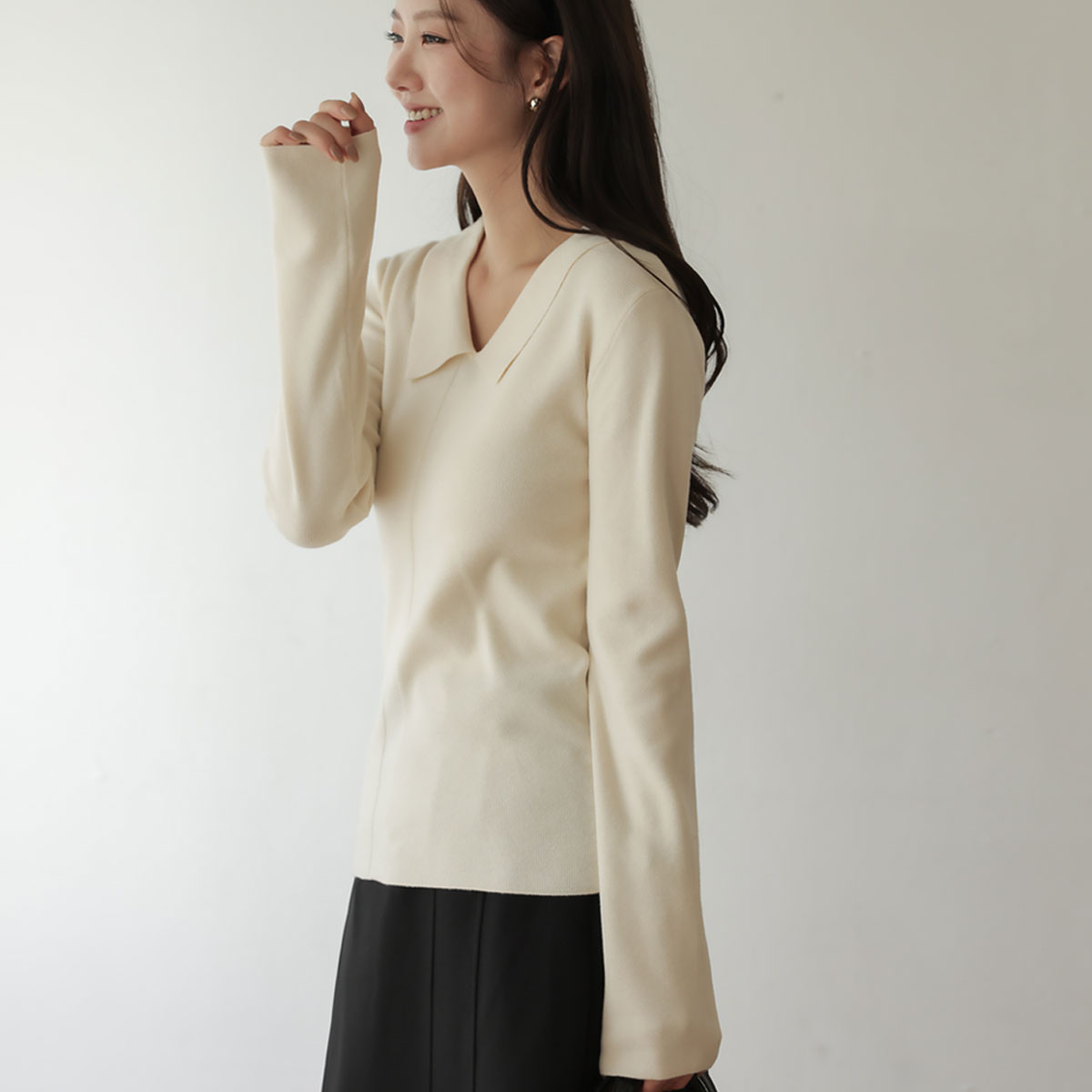 Washable soft cardigan