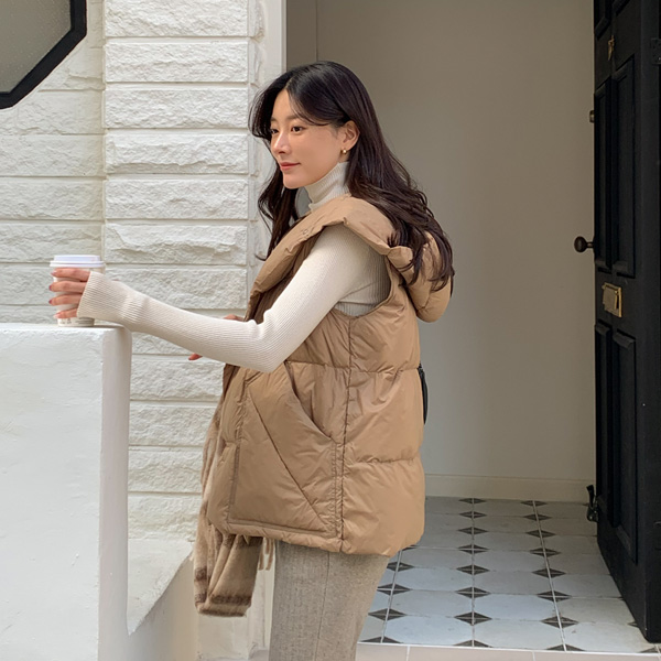 Lemade Hood Padding Vest