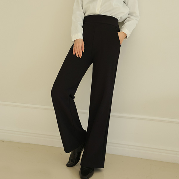 <b>[Limited Quantity SALE]</b> <b>[Made]</b> Life-Style Belly Cover Banding Slacks (ver. Fleece Blend) (Select Length)