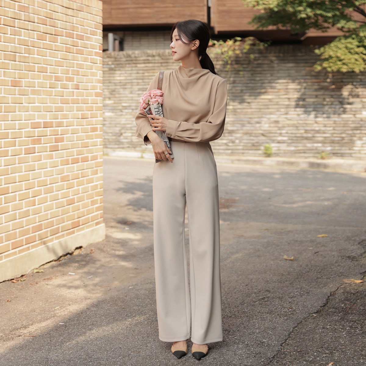 Charanggunsal Cover Slacks Pants