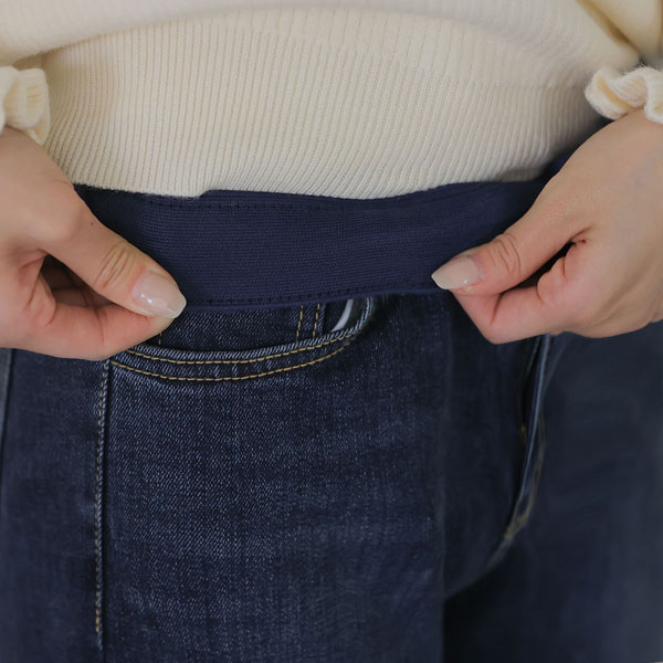 <b>[Limited Quantity SALE]</b> Secret Band Pony Wide Denim Pants (ver.napping)