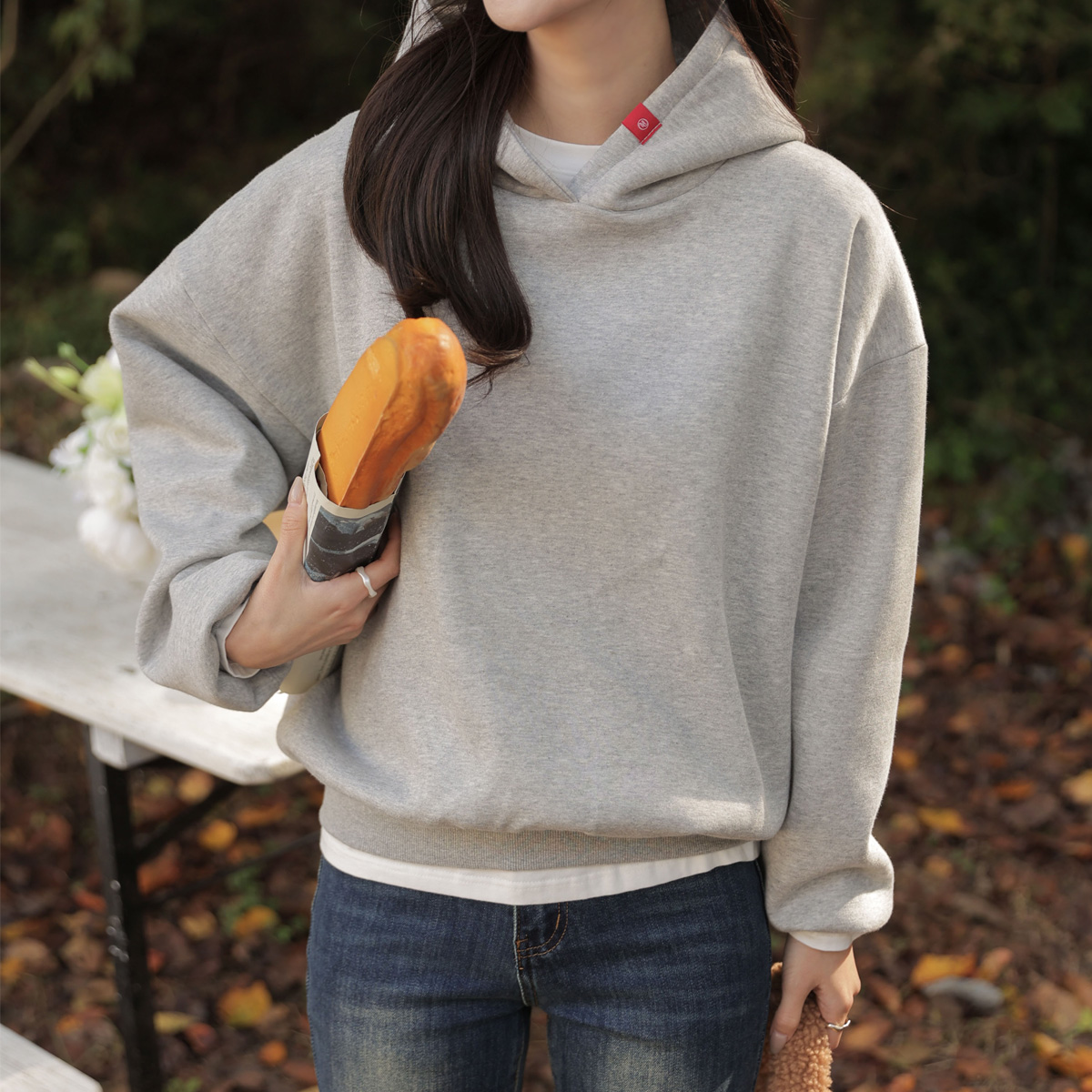 <b>[Made]</b> overfit Labels napping Hooded T-Shirt